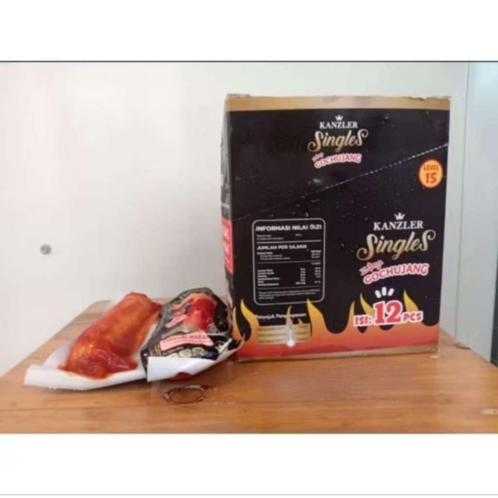 

1 Box Sosis Kanzler Singles GOCHUJANG isi 12pcs