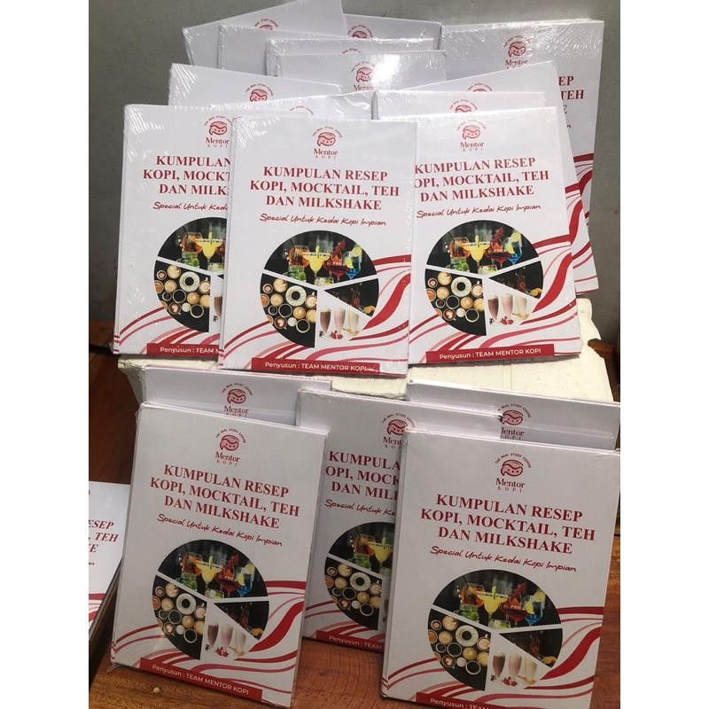 Buku Buku Resep Kopi & Minuman Kekinian /Kumpulan Resep Minuman Termurah Best Quality 100% Original