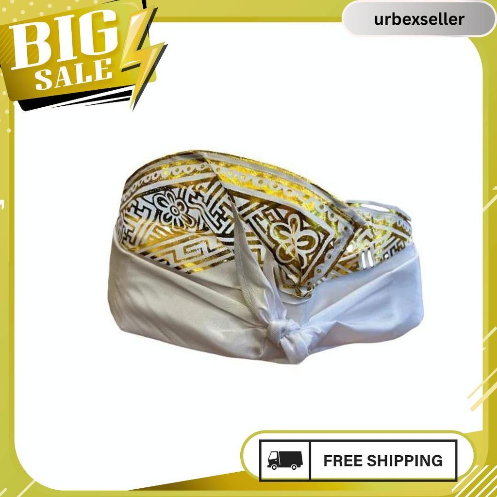 Udeng Bali Putih _ Iket Bali Prada Iket Sendiri Praktis Meledak