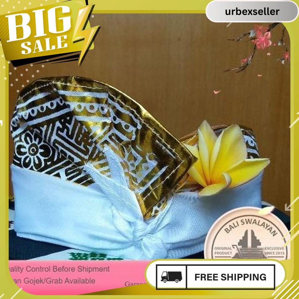 Udeng Bali Murah | Udeng Pria | Udeng Asli Bali | Ikat Kepala | Khas Bali Termurah
