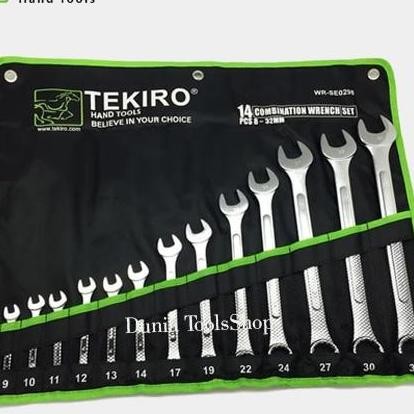 Kunci Ring Pas Set Tekiro 14 Pcs 832 Mm Set Kunci Ring Pas Lengkap