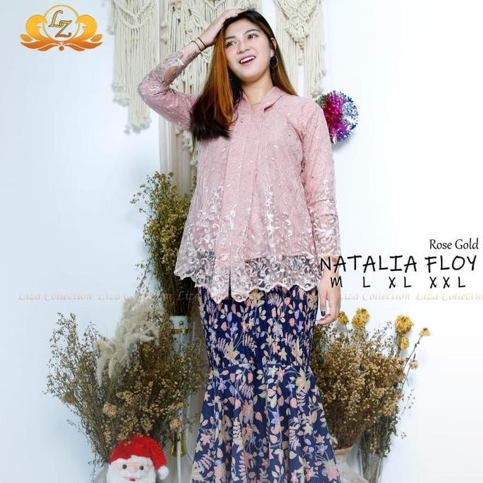 kebaya kartini rose gold