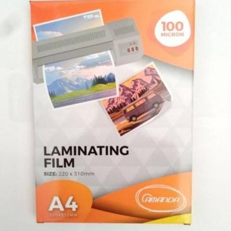 

Plastik Laminating A4 Amanda 100 micron - 100 lembar 220 x 310 cm
