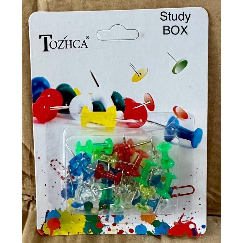 

Berkualitas Tozcha Push Pin Kertas Pin Warna Clip Promo