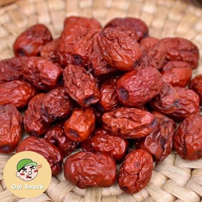 

500Gr Buah Angco Jumbo / Ang Co / Hongzao Hong Zao / Kurma Cina Merah