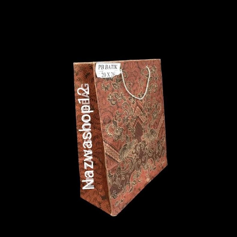 

Premium (Cod) Kertas Paper Bag Batik Untuk Kado Ukuran 20X26 Promo