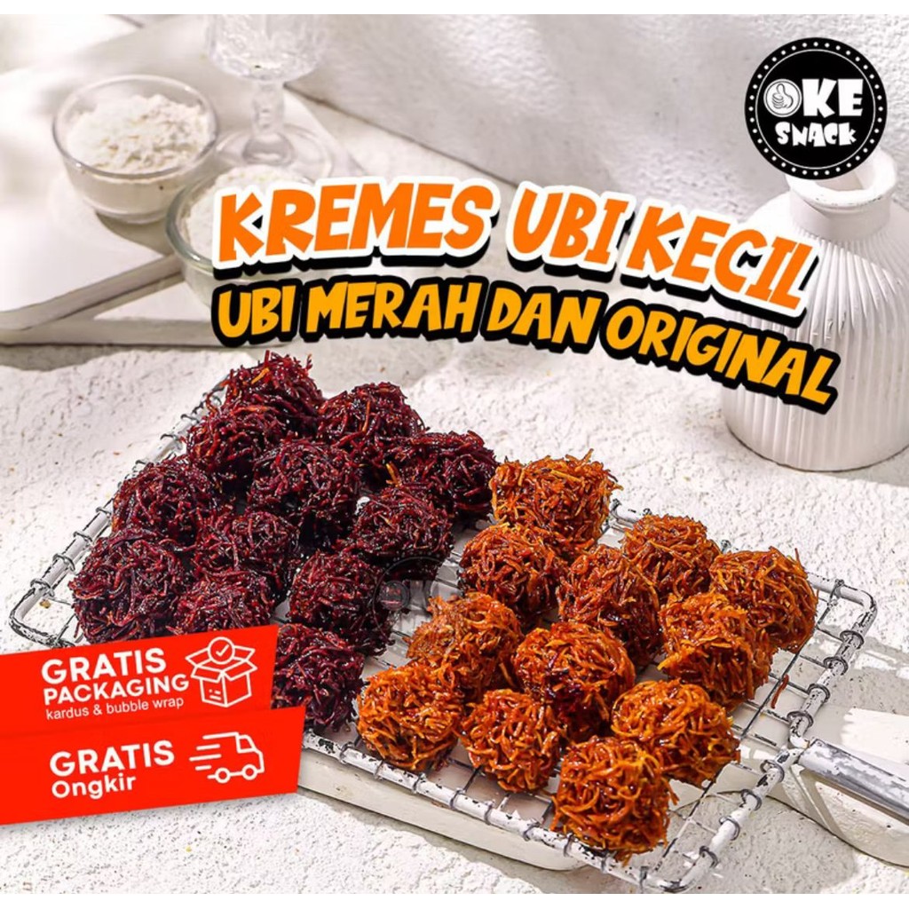 

Camilan Tradisional Kremes Bola Ubi Grubi Kremes Ubi kecil KREMES BOLA UBI GRUBI