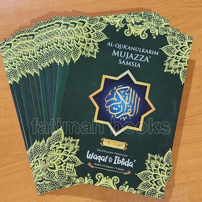 

Jual Alquran Per Juz Rasm Utsmani Samsia Ukuran Besar A4 - Isi 30 Juz