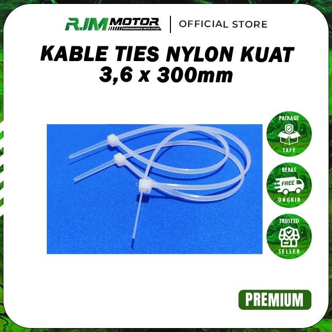 

Diskon Kabel Ties Makanan 3,6 X 300 Mm Isi 100 Pcs Nylon Cable Tie Kuat Serbaguna Universal Multifungsi Diskon