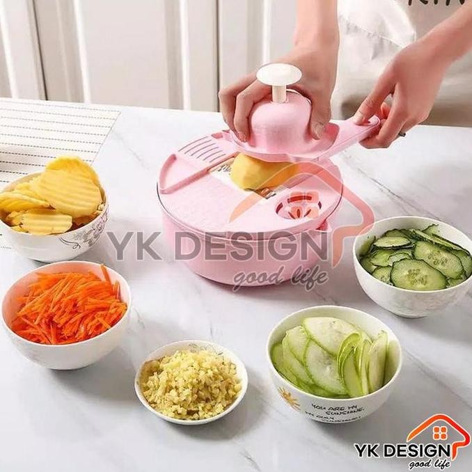 

Terlaris Yk Design Alat Potong Kentang Sayur Multifungsi Pengiris Parutan Chopper Kitchen 12 In 1 Yk-123