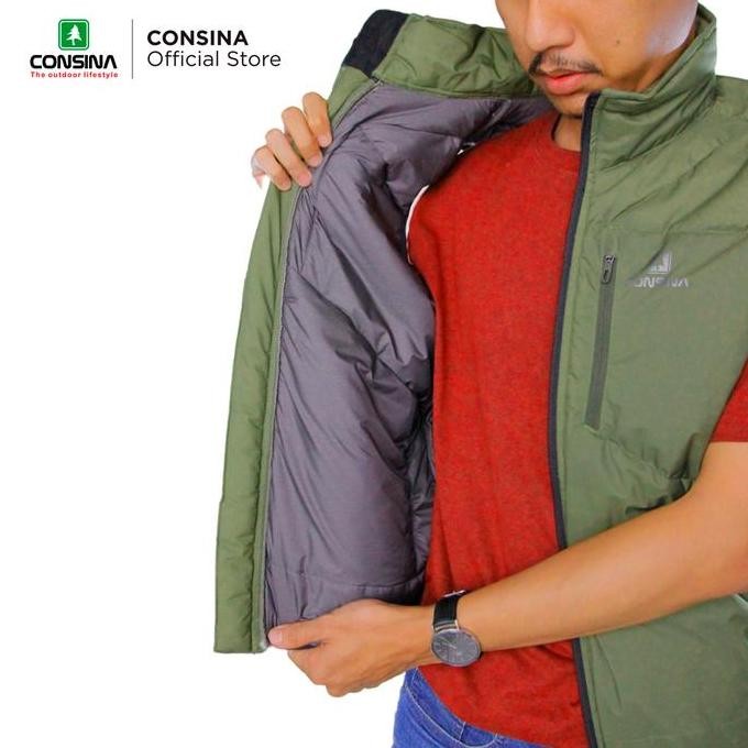 Consina Topical Vest Rompi Outdoor Hiking Travelling Parasut Casual Pria Motor HFS