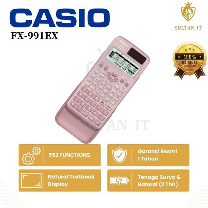 

Kalkulator Scientific Casio Fx 991Ex - Pink Original Co