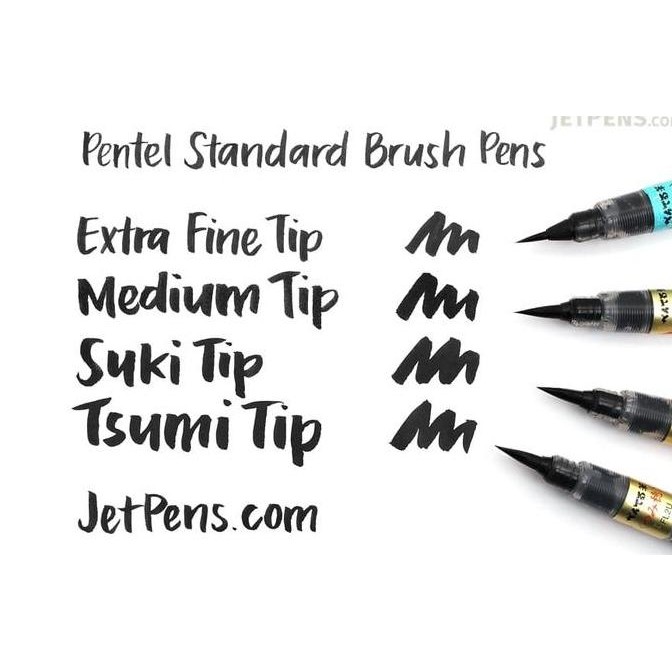 

New Product - Id 20769 Brush Pen : Pentel Standard Brush Pen / 1 Pc Kiarastoreku
