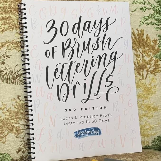 

New Product - Belajar Brush Pen Calligraphy Brushpen Hand Lettering Practice Book Kiarastoreku