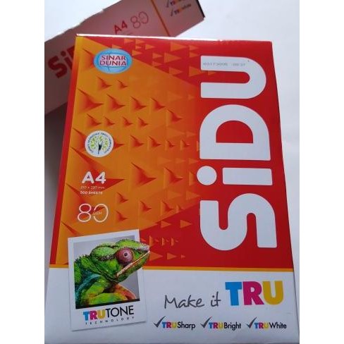 

Sidu 80g A4 kertas fotocopy kertas print