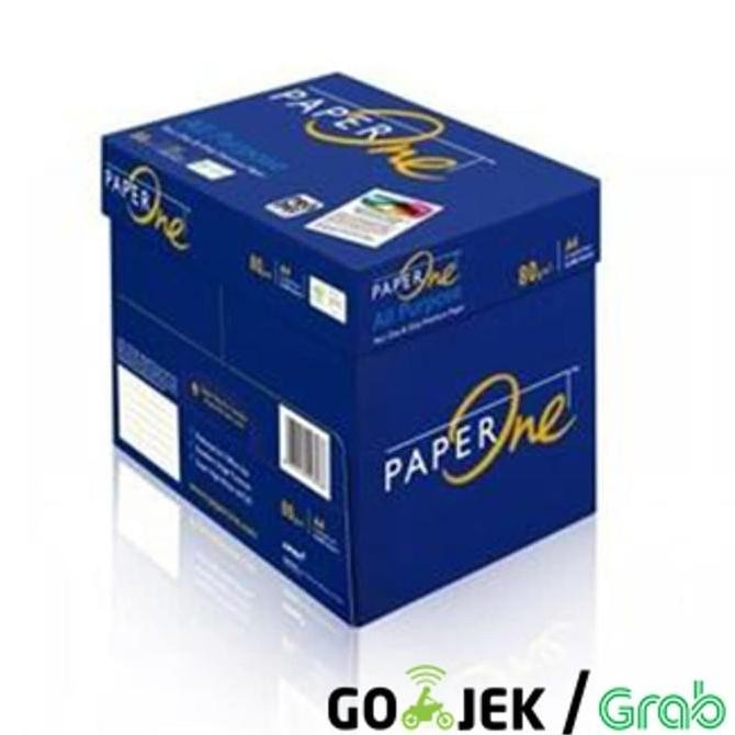 

PAPER ONE KERTAS HVS 80GR A4 GOSEND GRAB INSTAN ONLY / KERTAS FOTOCOPY