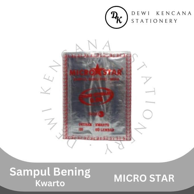 

Sampul Buku / Sampul Bening Kwarto Micro Star Co
