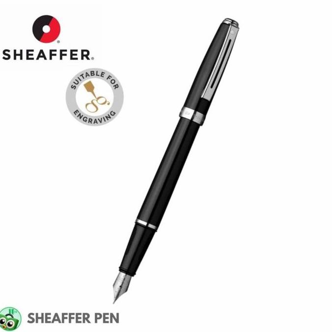

Sheaffer Prelude Black Laque Featuring Nickle Plated Fountain Pen Co