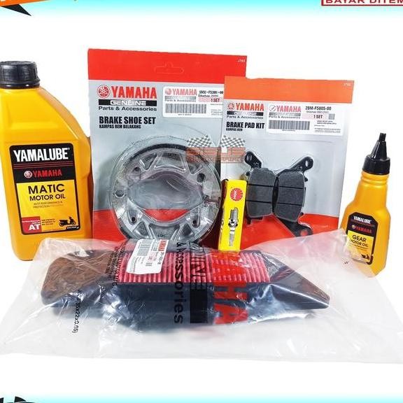 Paket Service Mio M3 Mio Z Mio Gt 125 Soul Gt 125 Xride 125 Fino 125 Paket Kampas Rem Oli Yamalube U