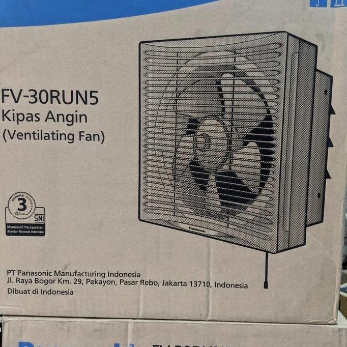BARU  Exhaust Fan Panasonic FV-30 Run 5 Blower Dinding Gosend / Grab ready