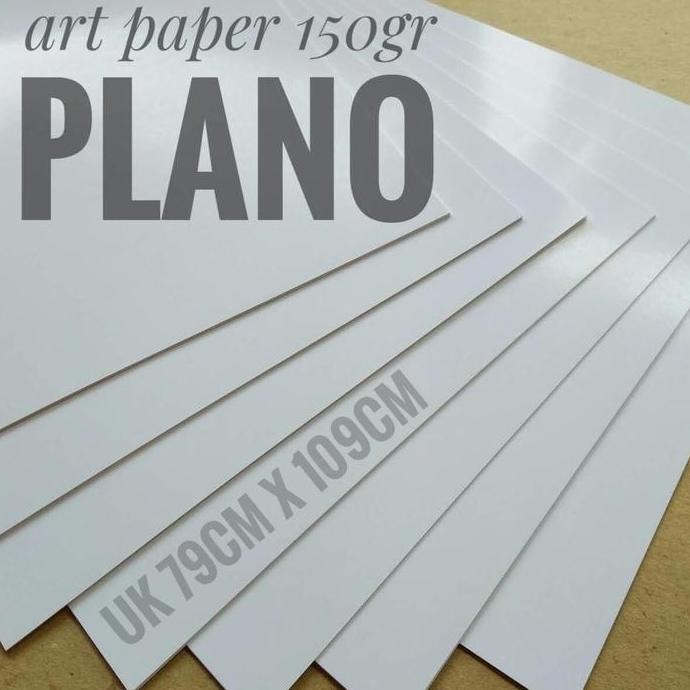 

TERBARU Kertas Art Paper 150 Gsm Uk 79cm X 109cm / Plano ( isi 50 lembar )