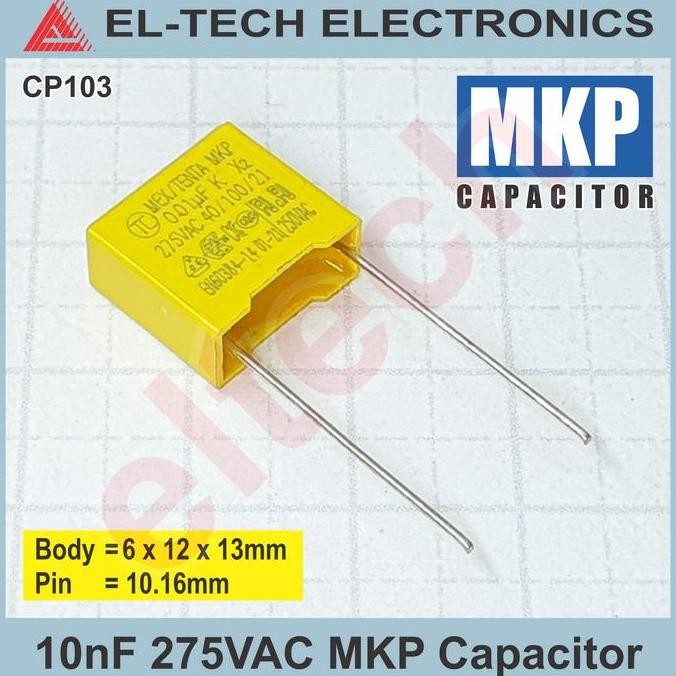 Mkp 10Nf 22Nf 33Nf 47Nf 68Nf 275Vac Capacitor Kapasitor Co
