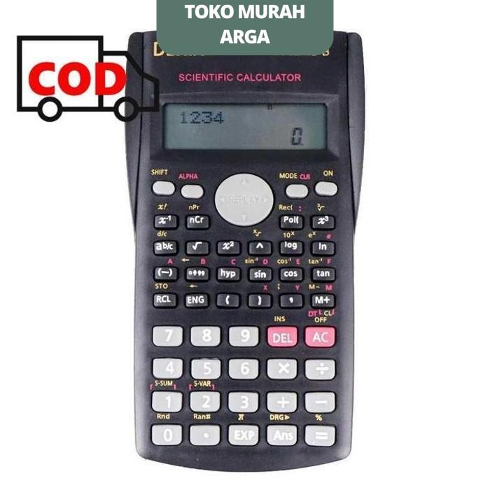 

KALKULATOR ELEKTRONIK SCIENTIFIC CALCULATOR 10+2 DIGITS DENGAN 240 FUNGSI HITUNGAN ILMIAH SAINS DAN NOMINAL ALAT BEST PRODUCT