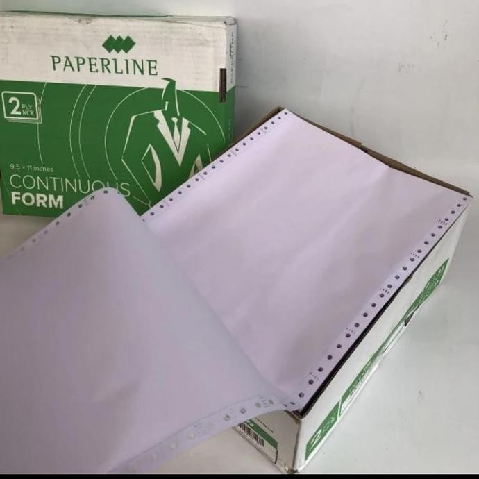 

New Product - Continuous Form/Kertas Komputer 2 Ply Paperline 9,5 X 11 Putih -Merah Kiarastoreku