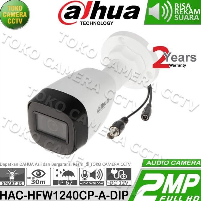 KAMERA CCTV OUTDOOR DAHUA 2MP MIC AUDIO CAMERA DAHUA 2MP AUDIO