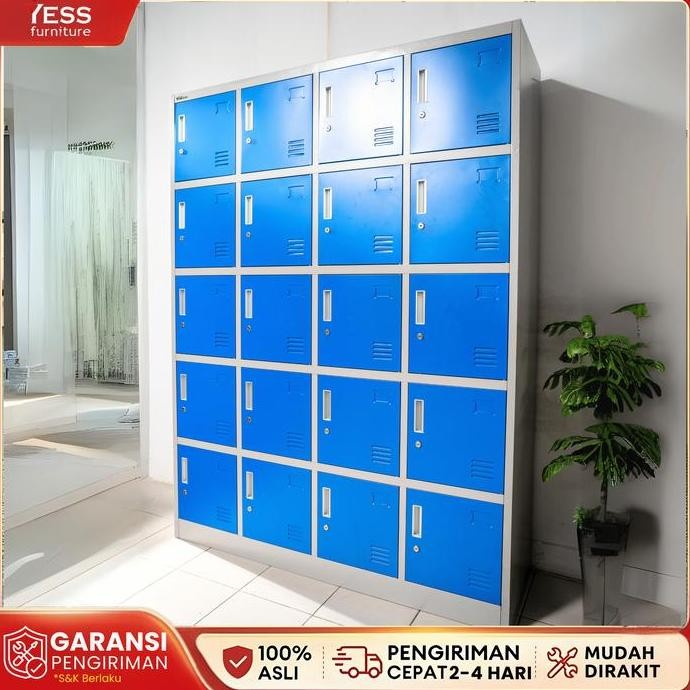 Loker Besi Locker Besi 20 Pintu Full Face Helm Co