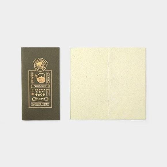 

Traveler'S Notebook Refill Regular Kyoto Edition Green Tea Leaf Co