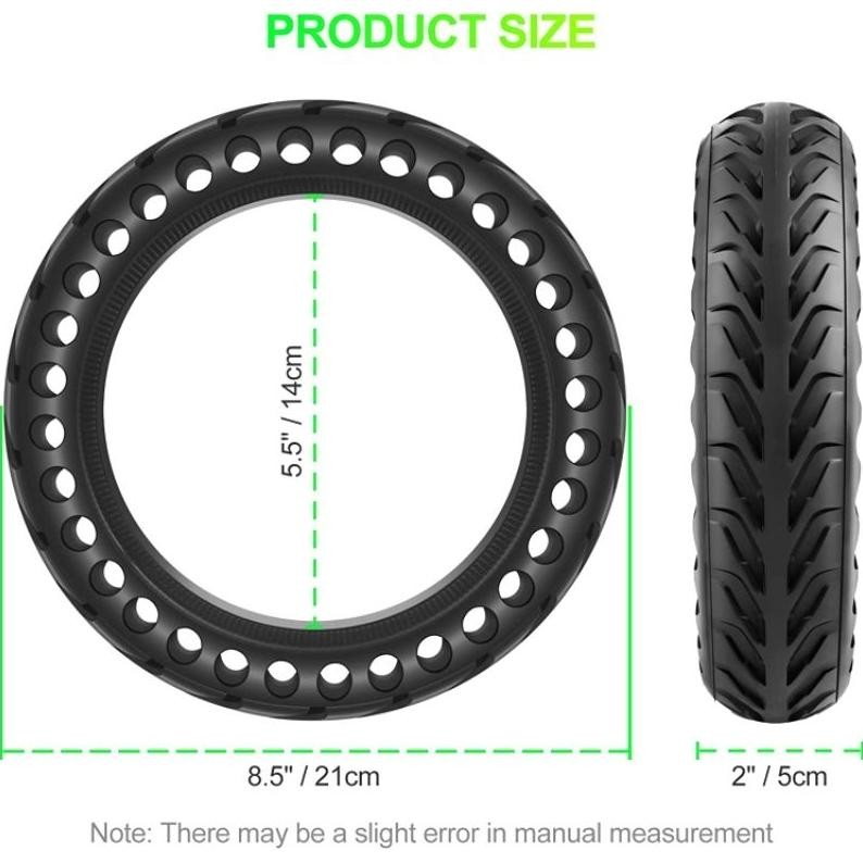 Premium Ban Solid Xiaomi Mijia M365 / Pro / 1S 8.5 Inch 8.5X2 Ban Mati Scooter Listrik Solid Tite Sk