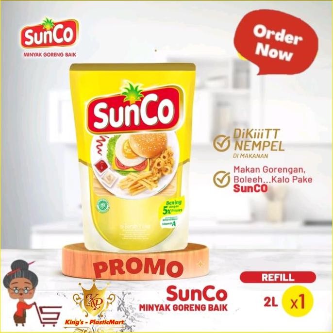 

Grosir Minyak Goreng Sunco Refill 2 Liter
