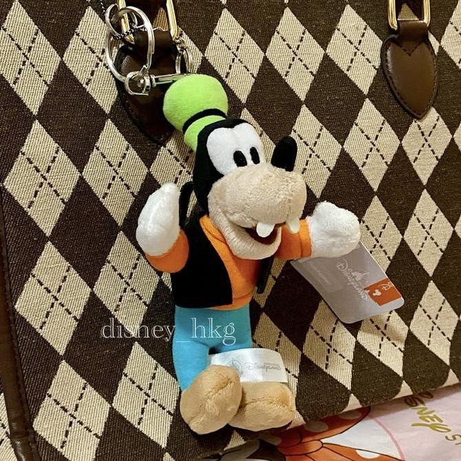 Boneka Bag Charm Keychain Goofy Disney Original Co