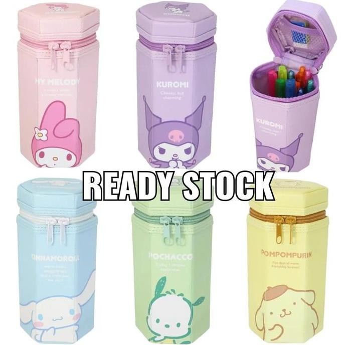 

Kotak Pensil Tabung Zip Pen Pouch Sanrio Original Co