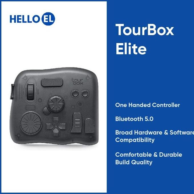 TERMURAH - TourBox Elite 2022 Bluetooth 5.0 Photo Editing Customizable Controller