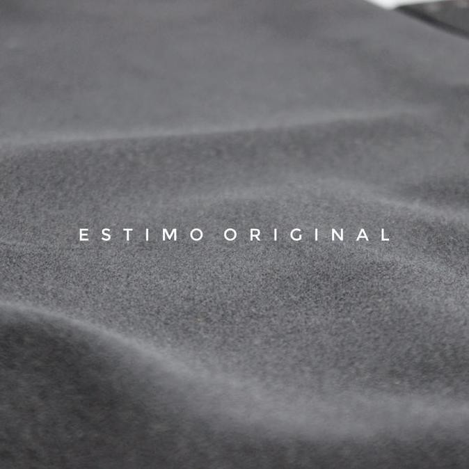 kain Bludru Semi Suede Bludru Abu2 tua soft Motif Original Katana 2000 Bagian pinggir cocok juga unt