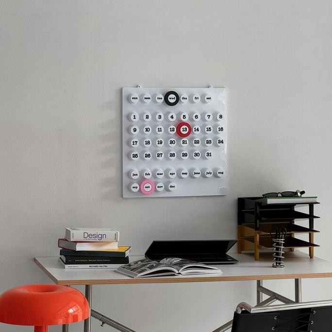 

Twigs.Id Midcentury Ring A Date Perpetual Calendar | Kalender Estetik Co