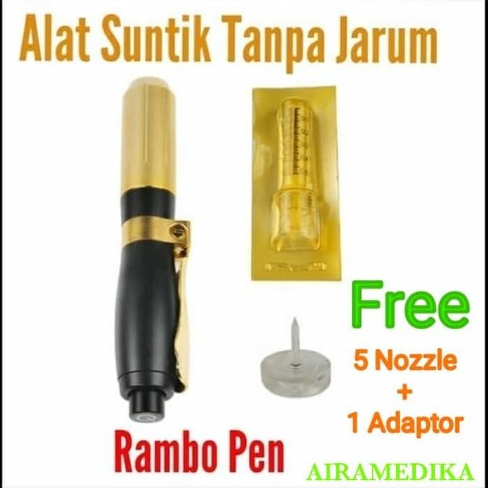 Alat Suntik Bius Tanpa Jarum New Rambo Pen/Thesera/Cannon/Ans Jet 1 Co