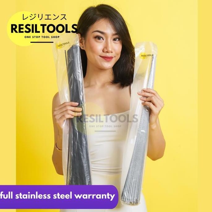 

100 Pcs Kabel Ties Stainless 90 Cm Cable Ties Tis Anti Karat 900 Mm Co