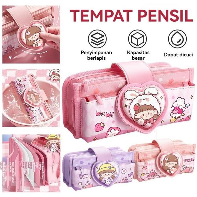 

Kapasitas Besar Multi Lapisan Kartun Dekompresi Kartun Kotak Dengan Nilai Estetik Tinggi Untuk Siswa Sekolah Dasar Kotak Pensil Manis Untuk Gadis Gadis Stationery Co