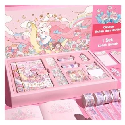 

Gift Set Buku Agenda - Journal Kit Set - Diary Set Kado Ulang Tahun Co