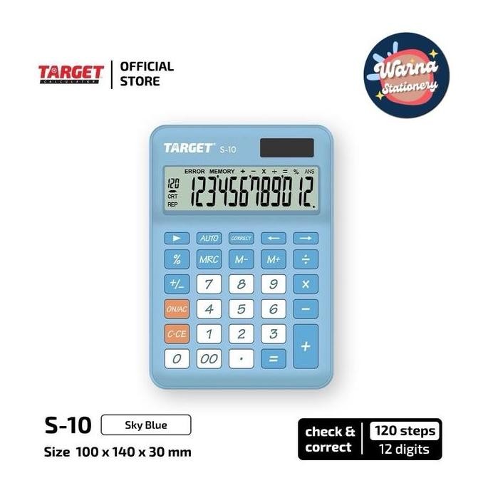 

Kalkulator Target S-10 Warna Pastel Co