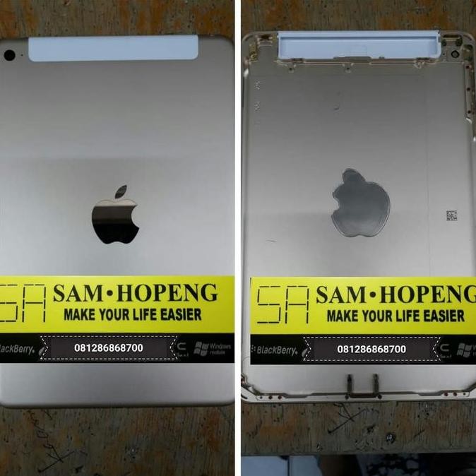 Ipad Mini 4 A1546 Wifi + Cellular Housing Casing Backdoor Back Cover Co