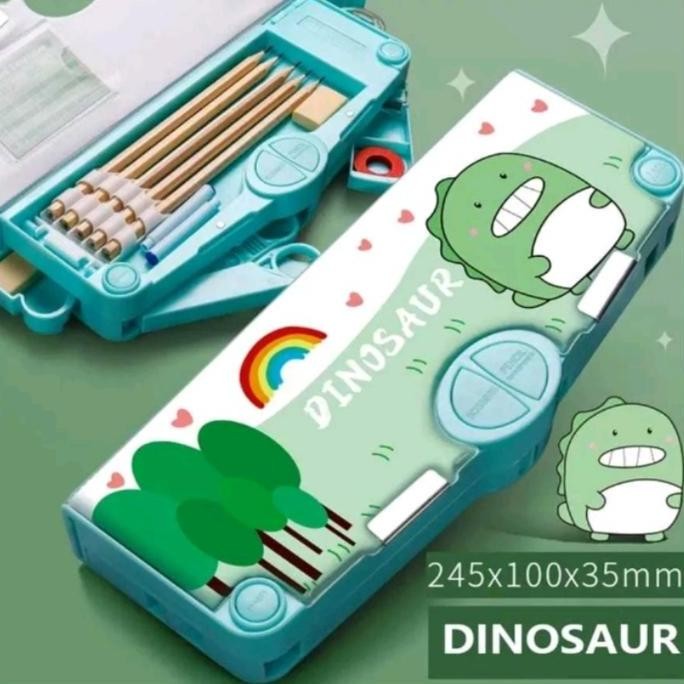 

Tempat pensil magnet tombol gunting, solatip / Kotak pensil magnet gt