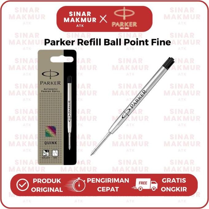 

TERBARU! Refill Ball Point/Sign Pen Hitam/Biru F/Fine Blister Parker (Pcs)