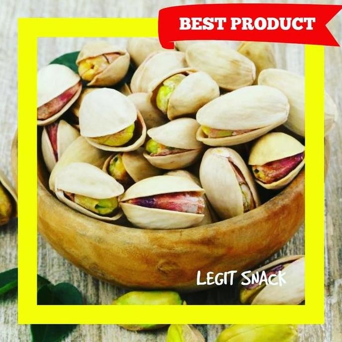 

Kacang Pistachio Panggang / Pistachios ( Fustuk ) 250Gr Termurah