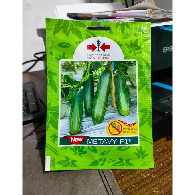 Pm - Benih Timun Metavy Isi 150 Biji - Biji Mentimun - Panah Merah