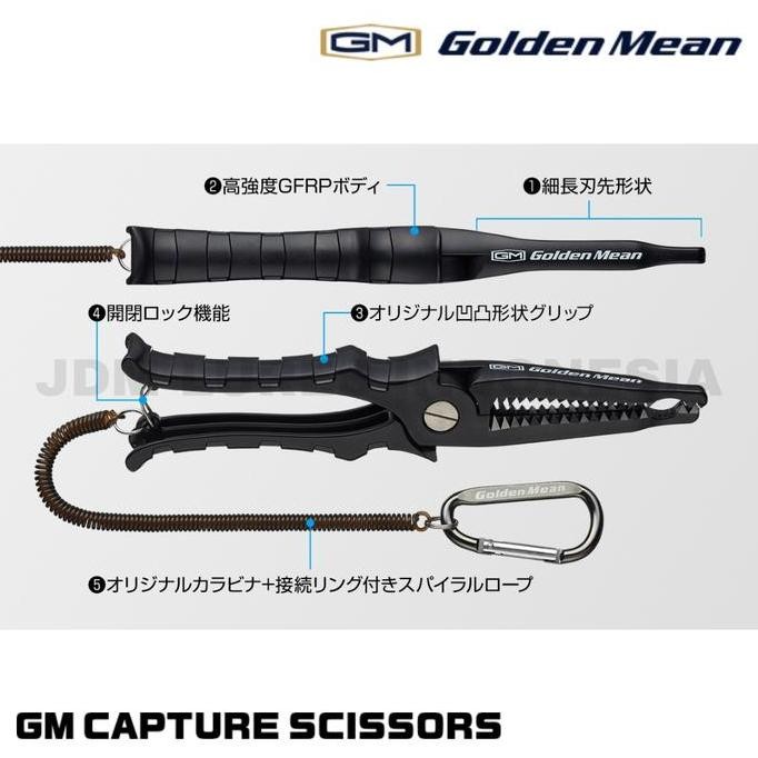 

Ready Stock !!! Golden Mean Gm Capture Scissors