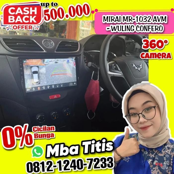 PROMO MIRAI MR-1032 AVM (Camera 360) - OEM Look WULING CONFERO
